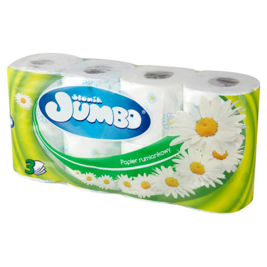 SŁONIK JUMBO Smart Papier toaletowy 8 rolek Rumiankowy