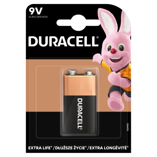 DURACELL Baterie alkaliczne Basic 9V 1 szt.