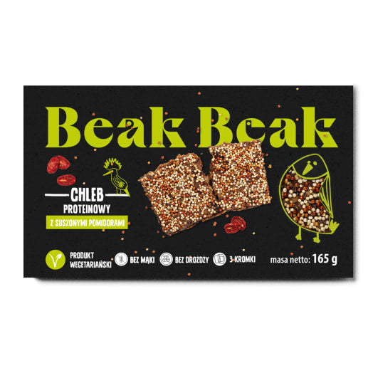 BEAK BEAK Chleb Proteinowy z suszonymi pomidorami