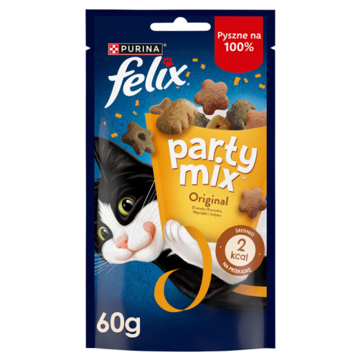 FELIX® Party MIX Przekąska dla kotów o smaku kurczaka, wątróbki i indyka
