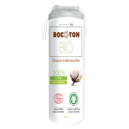 BOCOTON Płatki kosmetyczne okrągłe 80 szt. BIO