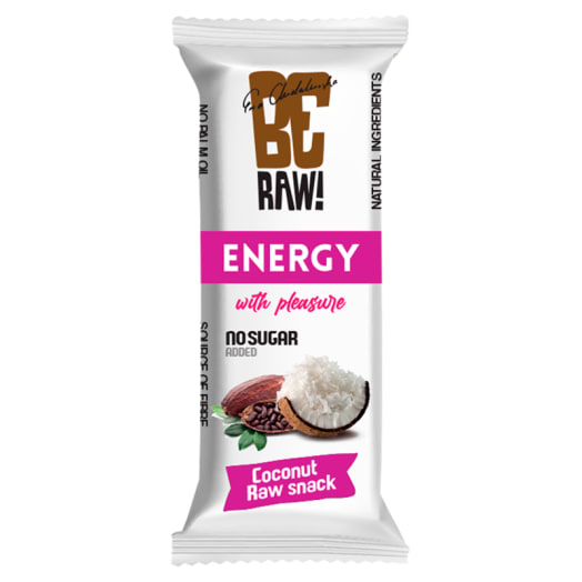 BE RAW! Baton energy - surowe kakao, kokos