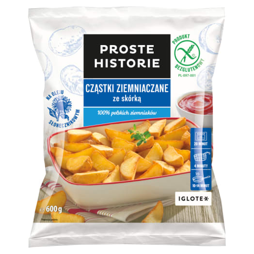 PROSTE HISTORIE Cząstki ziemniaczane ze skórką