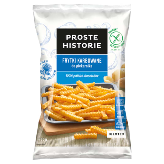 PROSTE HISTORIE Frytki karbowane do piekarnika