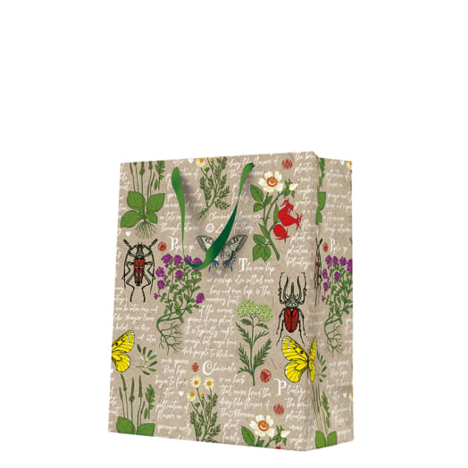 PAW DECOR COLLECTION Duża torba prezentowa Wild Flowers 33,5x26,5x13 cm