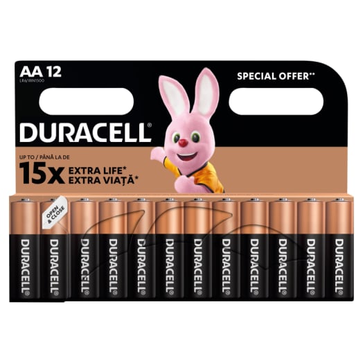 DURACELL Baterie alkaliczne AA 12 szt.