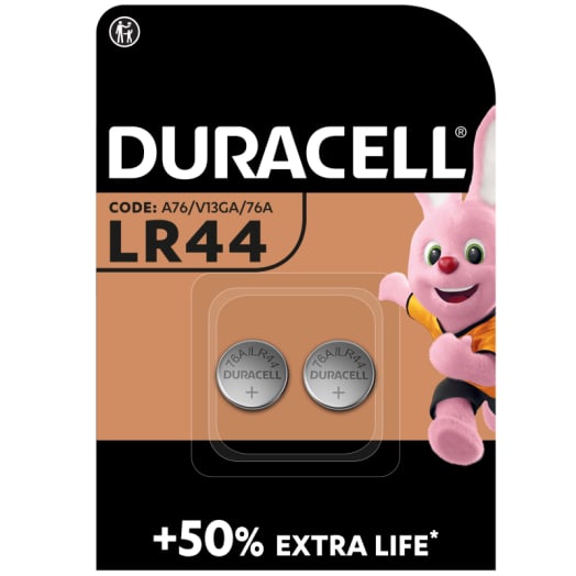 DURACELL Baterie alkaliczne LR44 2 szt.