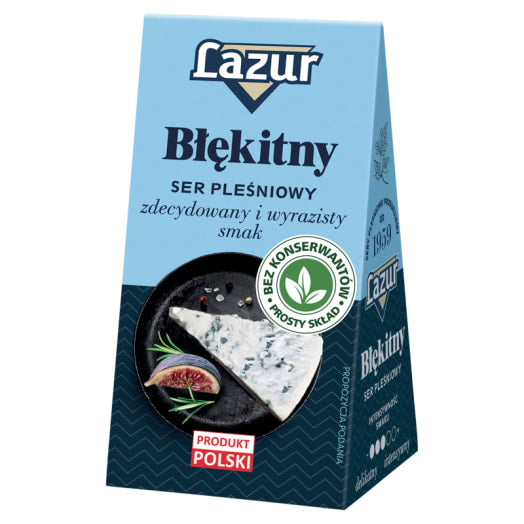 LAZUR Ser pleśniowy, błękitny