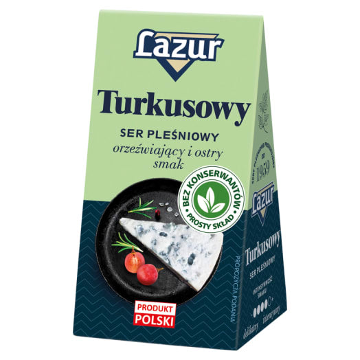 LAZUR Ser pleśniowy, turkusowy