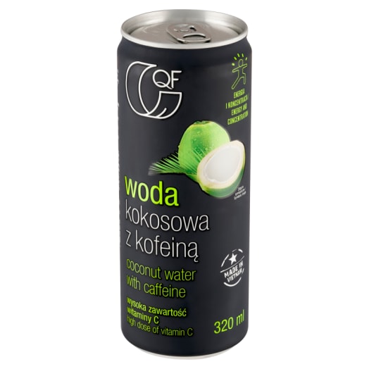 QF Woda kokosowa z kofeiną