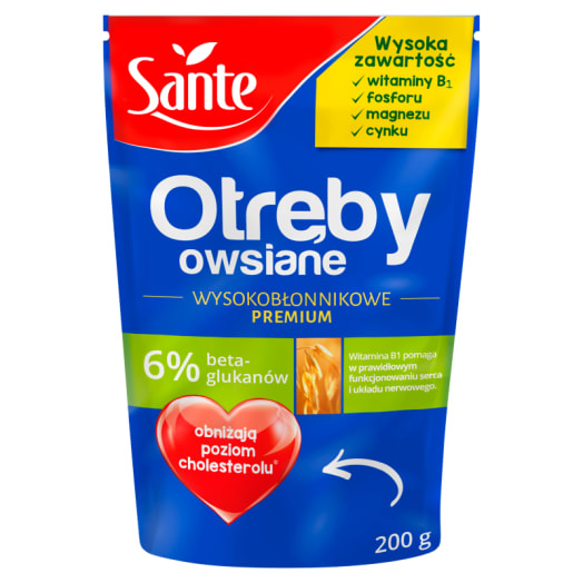 SANTE Otręby owsiane wysokobłonnikowe