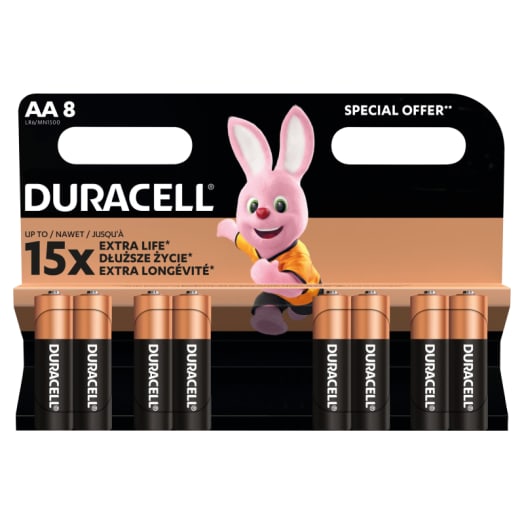 DURACELL Baterie alkaliczne Basic AA 8 szt.