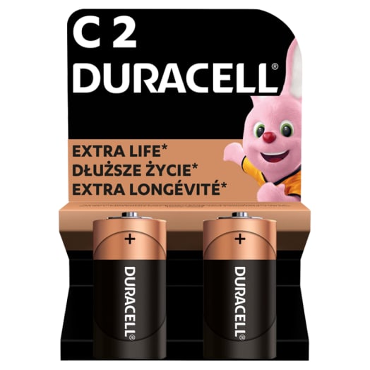 DURACELL Baterie alkaliczne Basic C 2 szt.