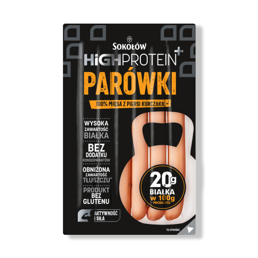 SOKOŁÓW high protein parówki z piersi kurczaka 200 g