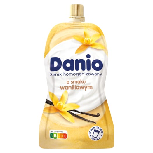 DANIO Serek Homogenizowany Waniliowy w saszetce