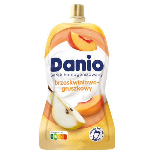 DANIO Serek Homogenizowany Brzoskwinia-Gruszka w saszetce
