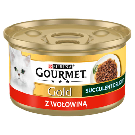 GOURMET Gold Karma dla kotów z wołowiną