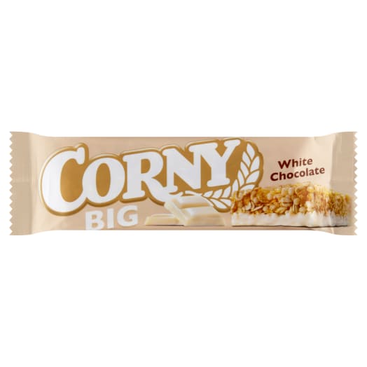 CORNY Big Baton zbożowy z białą czekoladą