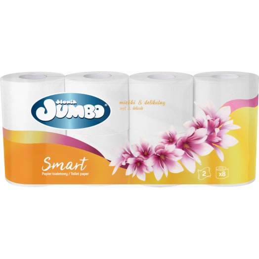 SŁONIK JUMBO Smart Papier toaletowy - 8 rolek