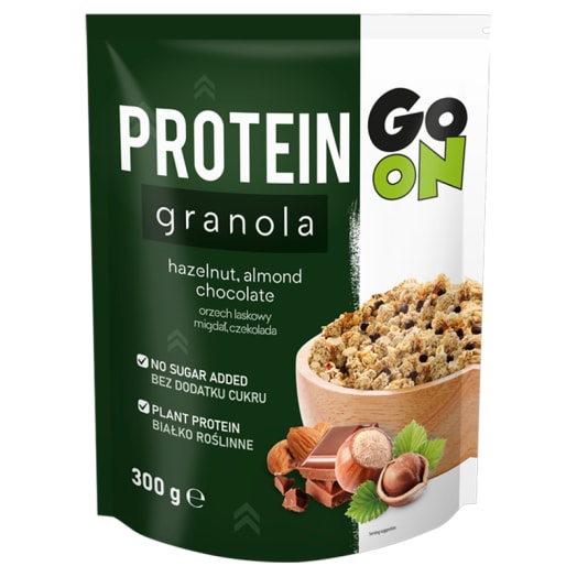 SANTE GO ON! Granola Proteinowa orzech laskowy migdał czekolada