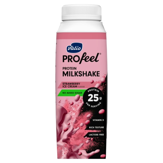VALIO Profeel Napój proteinowy o smaku lodów truskawkowych