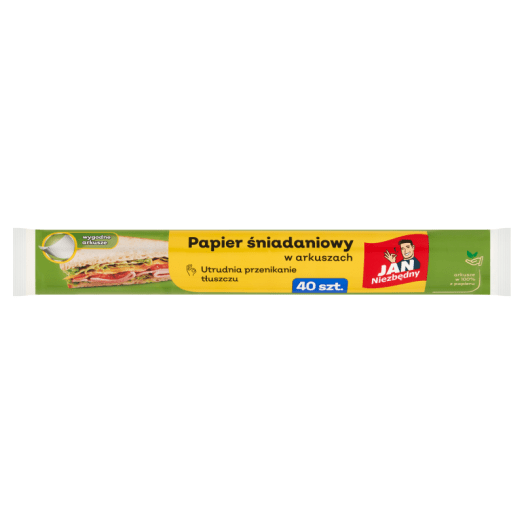 JAN NIEZBĘDNY Papier śniadaniowy w arkuszach 40 szt.