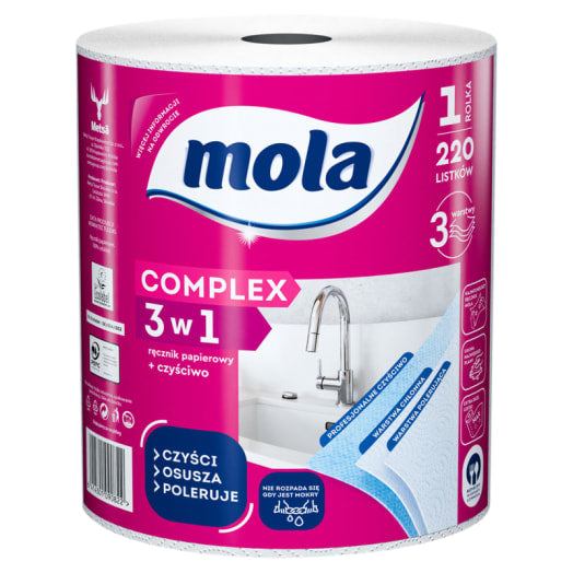 MOLA Complex Ręcznik papierowy 3w1 220 listków