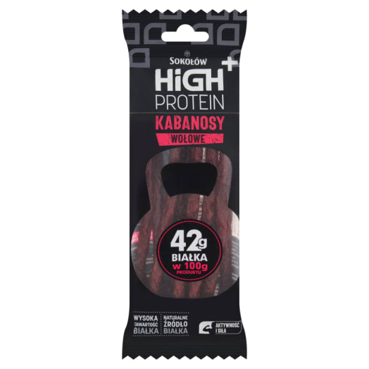 SOKOŁÓW High protein kabanosy wołowe 60 g