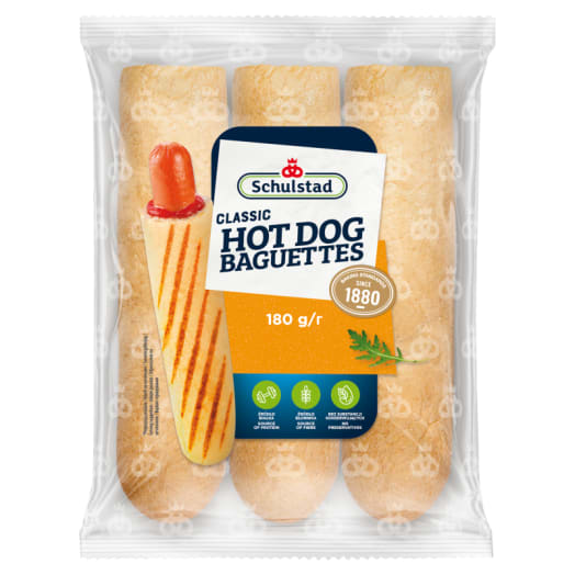 SCHULSTAD Bułki pszenne do hot dogów w stylu francuskim