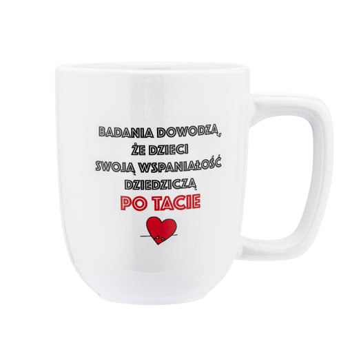 ALTOM DESIGN KUBEK PORCELITOWY BARYŁKA - WSPANIAŁOŚĆ PO TACIE 375 ML
