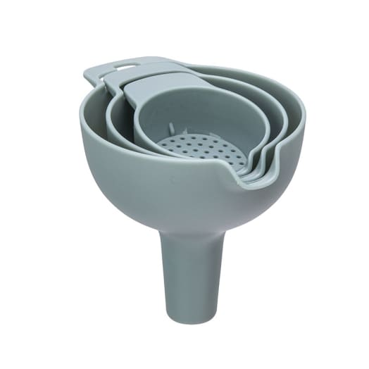 ALTOM DESIGN Komplet lejków z sitkiem 3 szt.