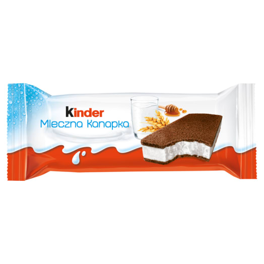 KINDER Mleczna kanapka Biszkopt z mlecznym nadzieniem