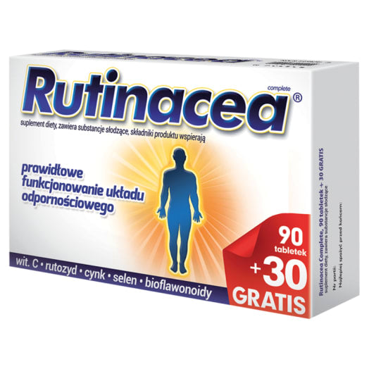 RUTINACEA COMPLETE Suplement diety 90 tabletek + 30 gratis