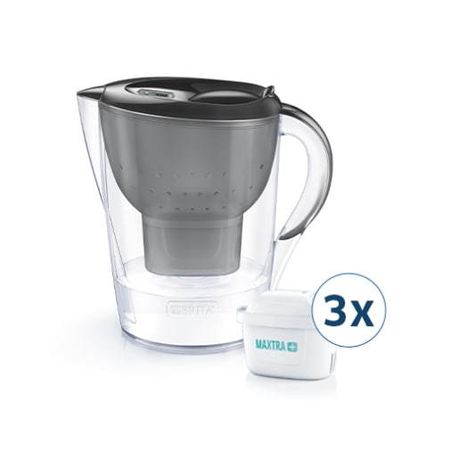 BRITA Dzbanek z filtrem Marella grafitowy + 3 MAXTRA PRO Pure Performance