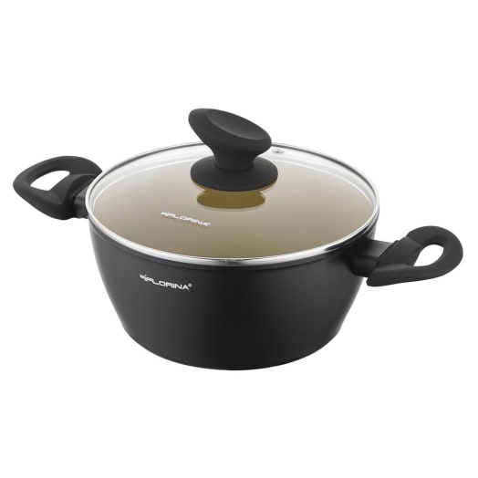 FLORINA Garnek aluminiowy z pokrywką, 20 cm 2.1L