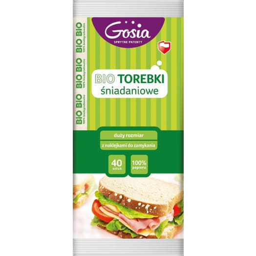 GOSIA Torebki śniadaniowe 40 sztuk