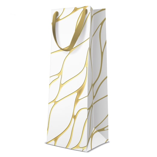PAW DECOR COLLECTION Torba prezentowa 12x10x37 cm - Fluid Waves