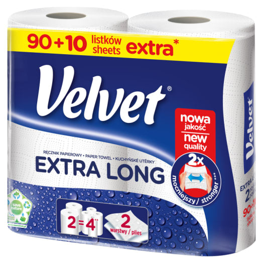 VELVET Ręcznik papierowy Extra Long 2szt