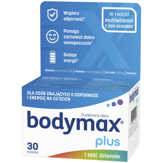 BODYMAX PLUS suplement diety Żeń-Szeń 30 tabletek