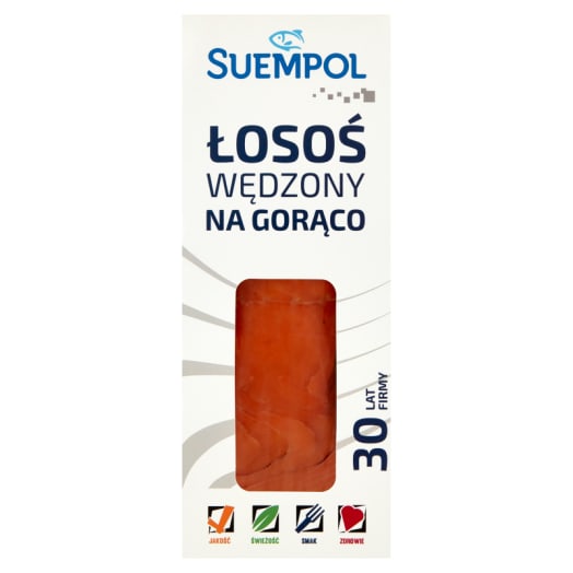 SUEMPOL Łosoś wędzony na gorąco naturalny