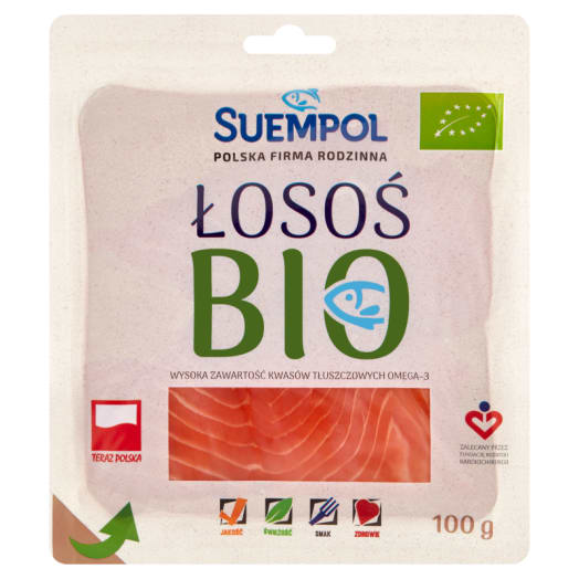 SUEMPOL Łosoś Norweski wędzony BIO