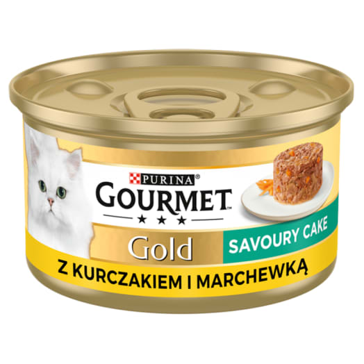 GOURMET Gold Karma dla kotów z kurczakiem i marchewką