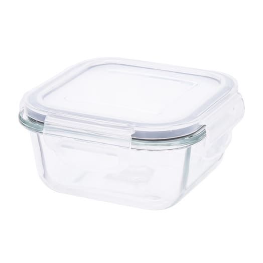 ALTOM DESIGN Pojemnik z pokrywką kwadratowy 0.3L 11.7x11.7x6.0 cm