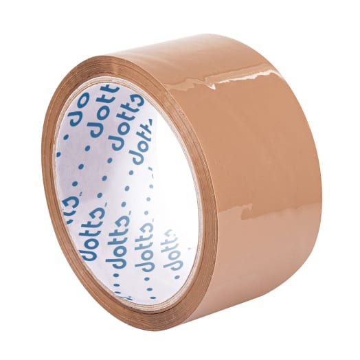 DOTTS Taśma pakowa kauczukowa 48mmx50mm brązowa