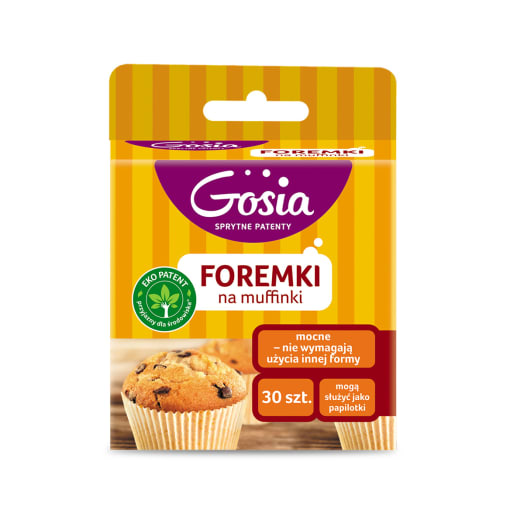 GOSIA Foremki na muffinki 30 sztuk